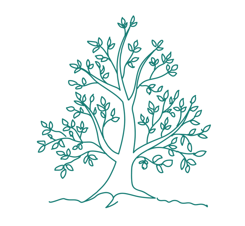 Dessin d'un arbre stylisé