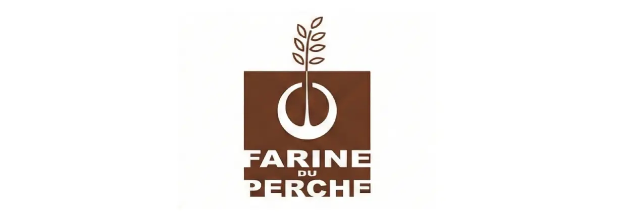 Logo Farine du Perche avec épi de blé